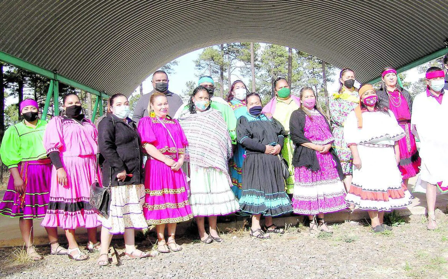 MUEREN LENGUAS... Participantes del Festival Virtual Indigena. Foto cortesia Gobierno del Estadojpg